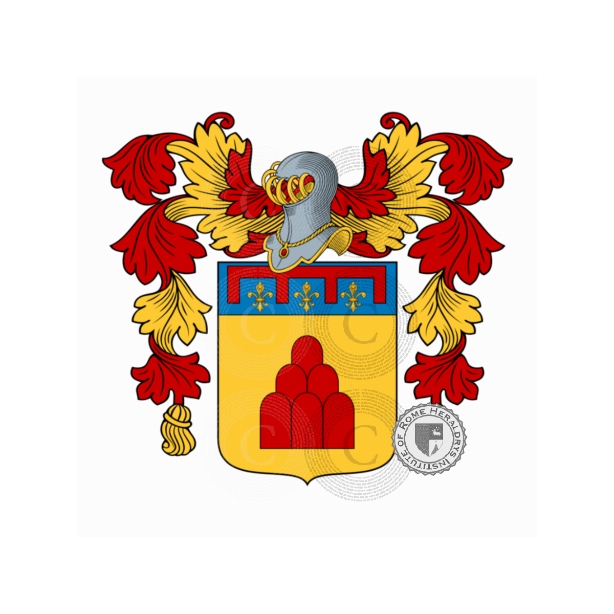 Escudo de la familiaGrassi, de Grassi,de Grassis,Grasso
