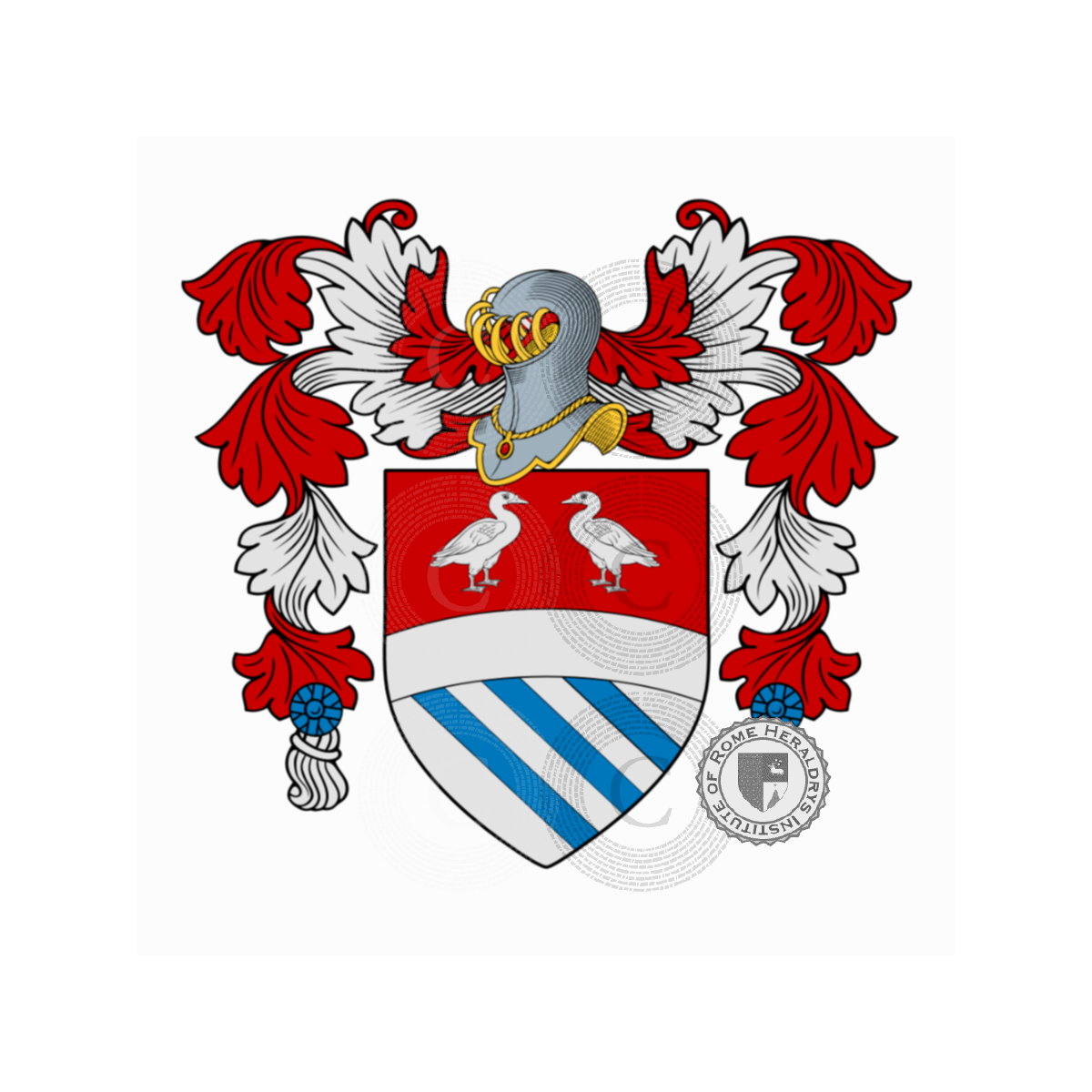 Wappen der FamilieGiordano, de Giordani,Giordana,Giordano delle Lanze,Giordano Lanza,Iordanus,Longo