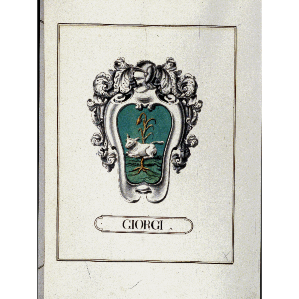 Coat of arms of familyGiorgi, de Giorgi,Georgiani,Georgio,Georgius,Giorgi da Romena,Giorgi de Pons,Giorgi del Lion d'Oro,Giorgiani,Giorgianni,Zorzi
