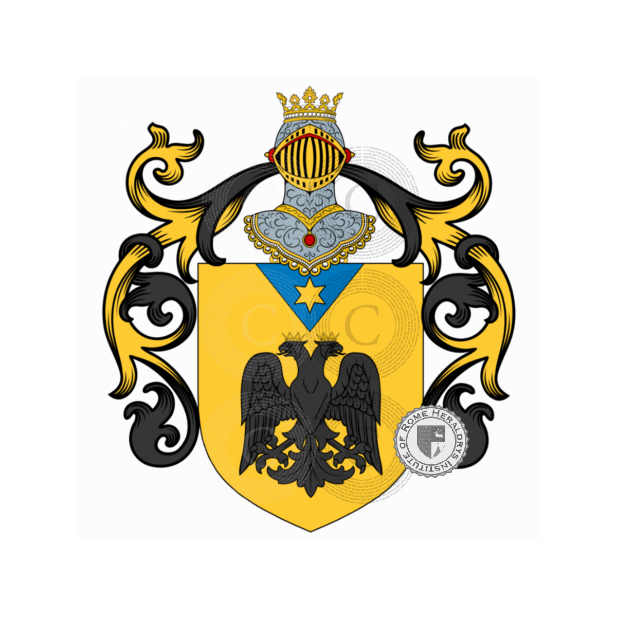 Escudo de la familiaCastriota Scanderbech, Castriota Scanderbeg