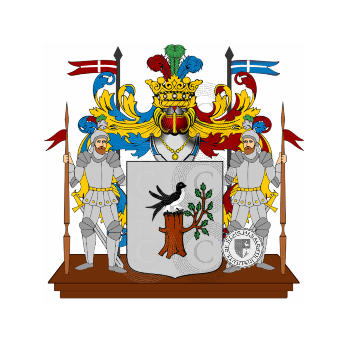 Escudo de la familiaBona, Buona,dalla Bona,della Bona