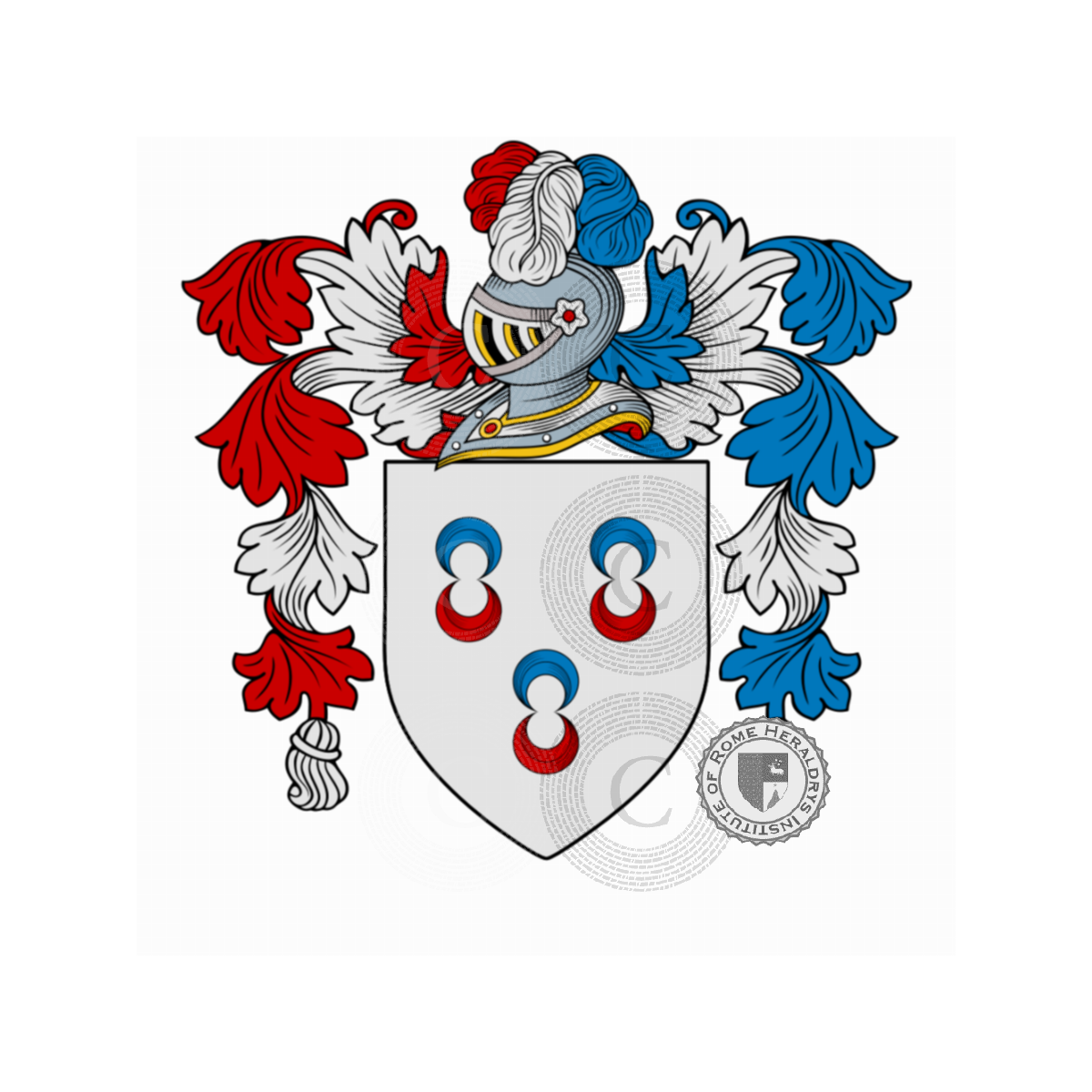 Wappen der Familiede' Pazzi, de' Pazzi,Pazzi del Valdarno
