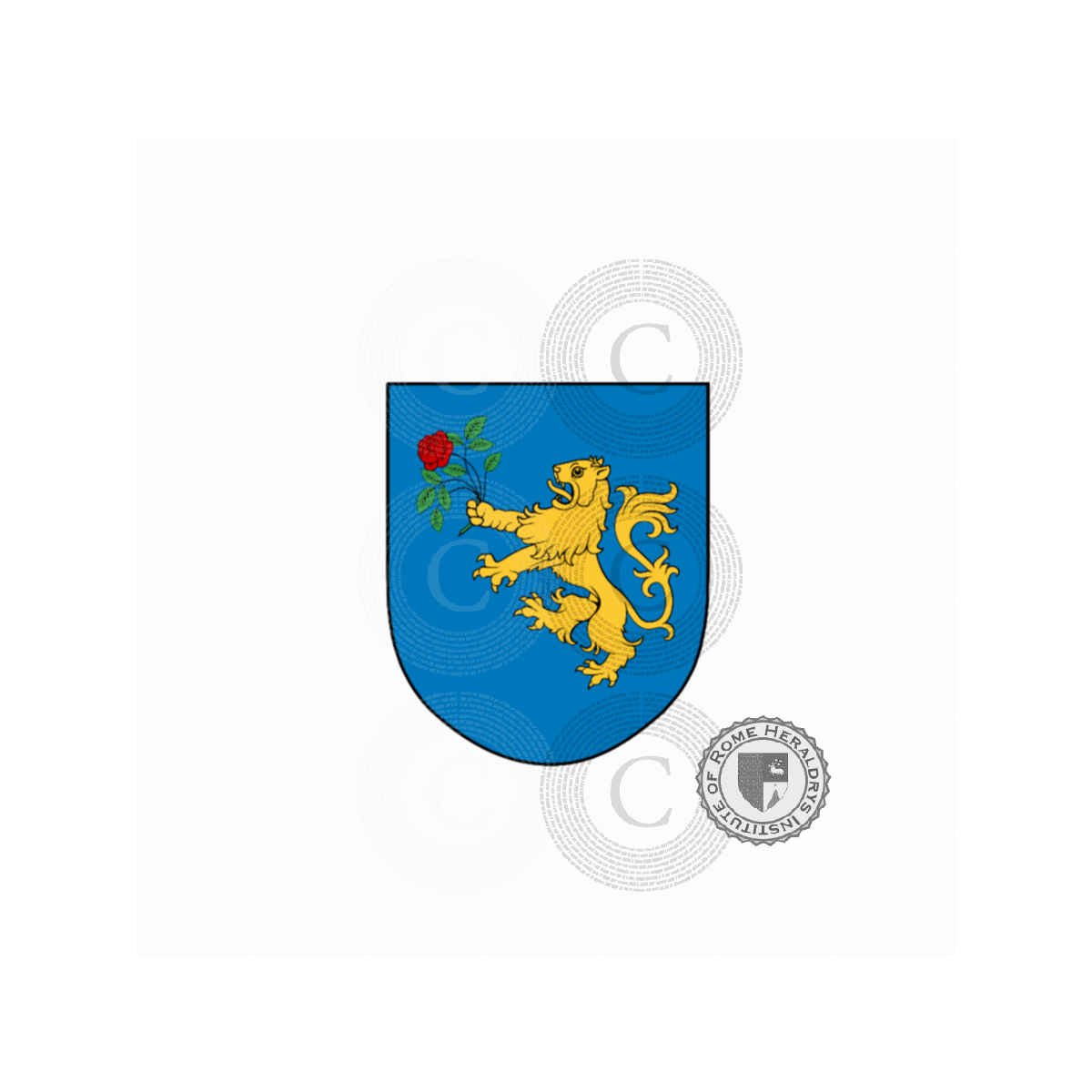 Wappen der FamilieRossi, Rosso