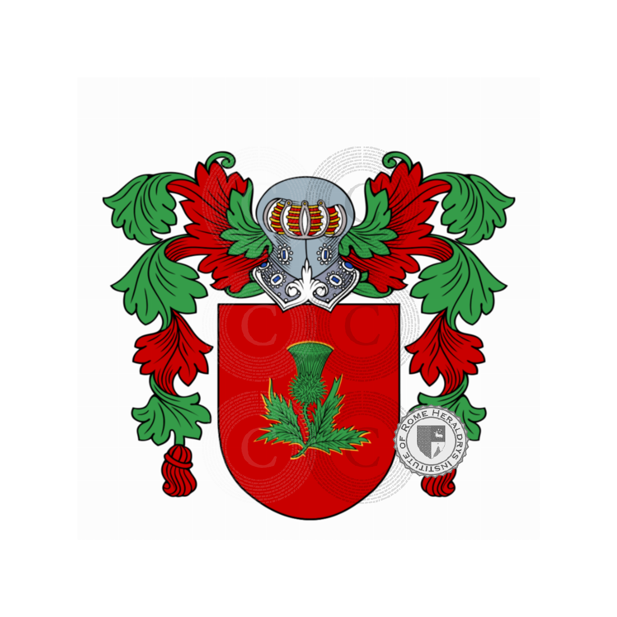 Escudo de la familiaChacón, Chacon,Jacona,la Jacona,Tacona