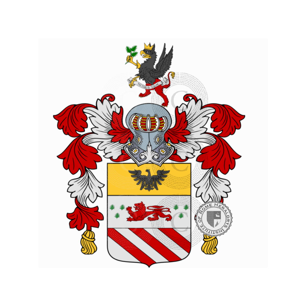 Wappen der FamilieRusconi, Rusca,Ruschi
