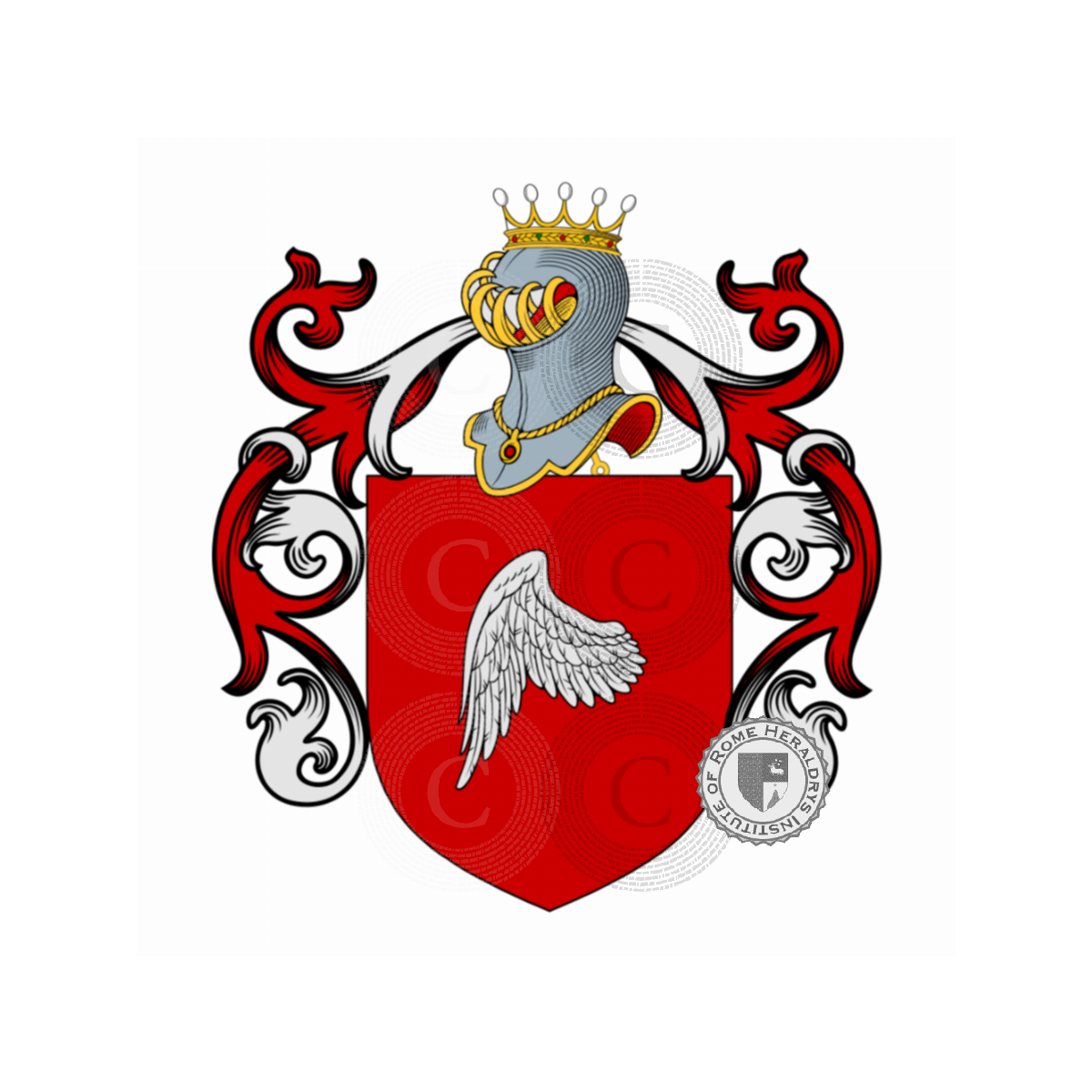 Escudo de la familiaBevilacqua, Bevilacqui,Biacchi
