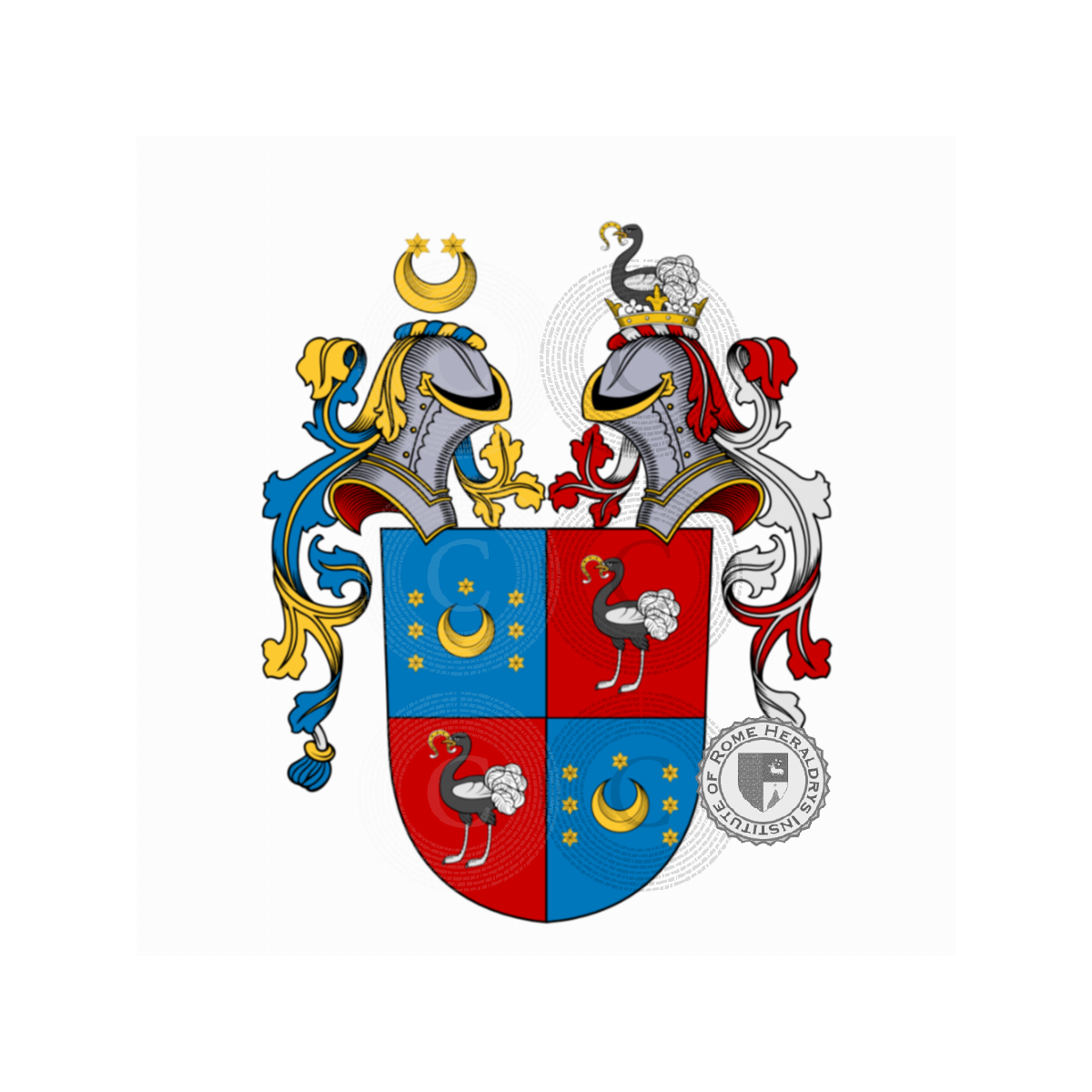Wappen der FamilieTein, Hertel,von Tein