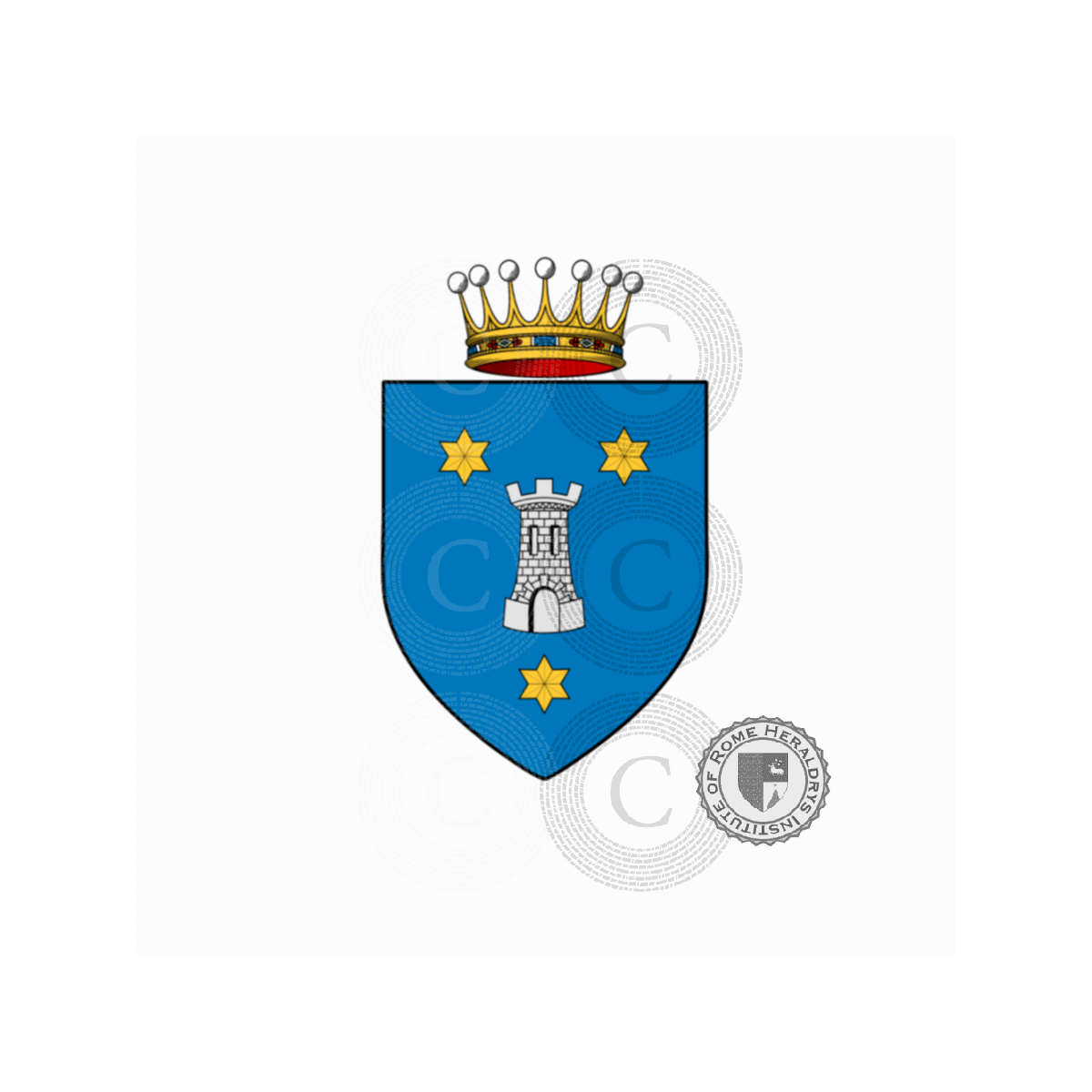 Wappen der FamilieTorresani, Torresana,Torresi,Torresini