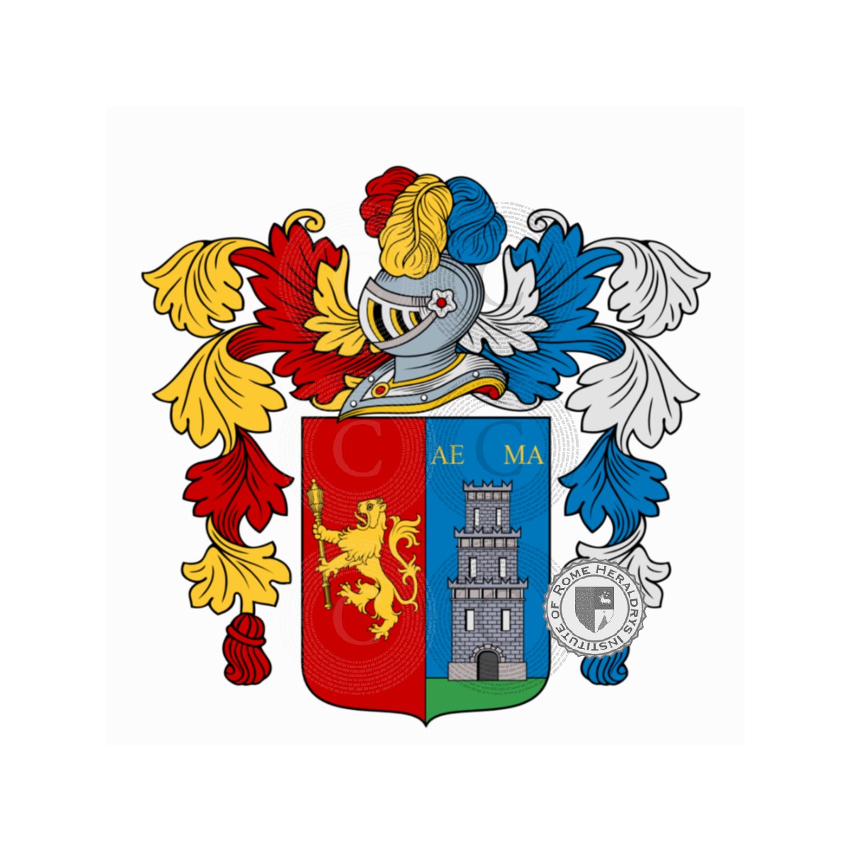 Wappen der FamilieMazzocchi, Mazochi,Mazzocchi Alemanni,Mazzocco