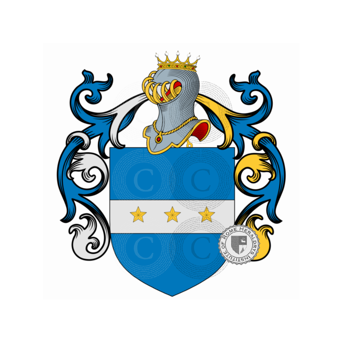 Escudo de la familiaPizzi, de Pitiis,de Pizzis,Pizzigoni,Pizzis,Scelloni