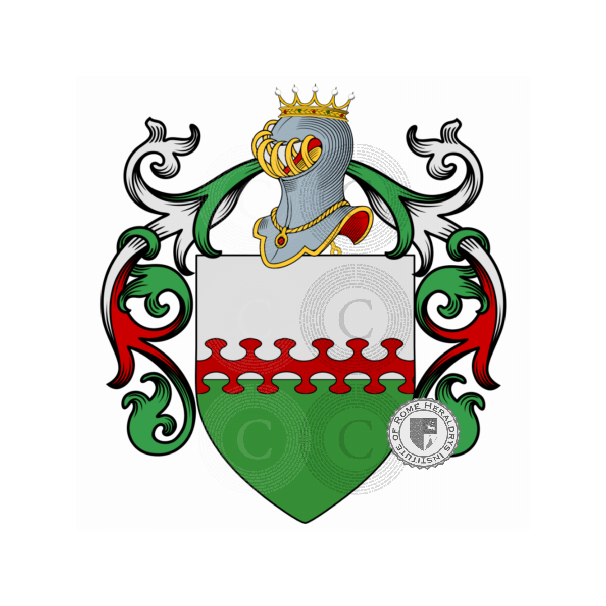 Coat of arms of familyCarlo (di o de), Caporis,Carli,Carlis,Caroli,de Carlo,di Carlo,Nacarlo