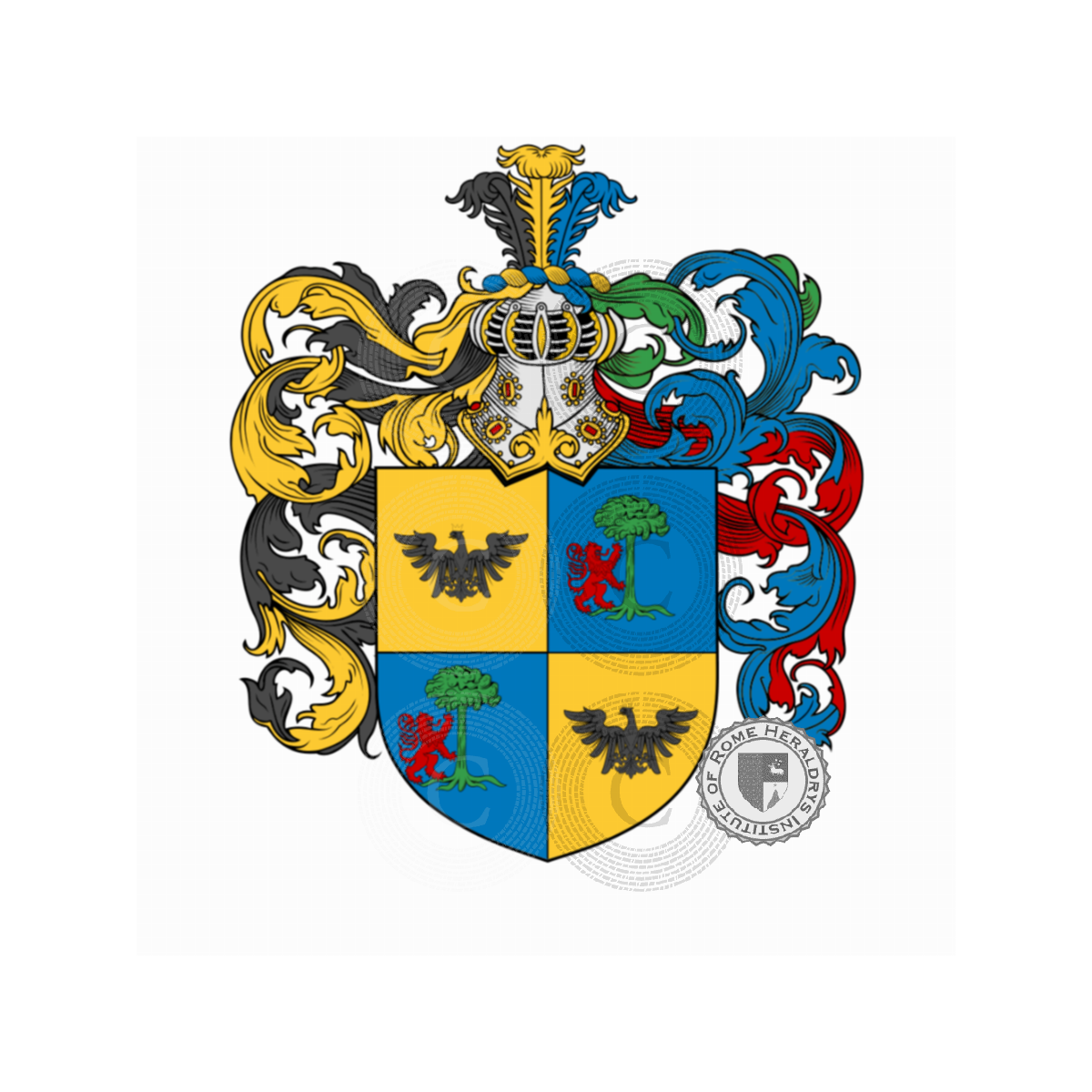 Coat of arms of familyRossetti, Rossete,Rossetto