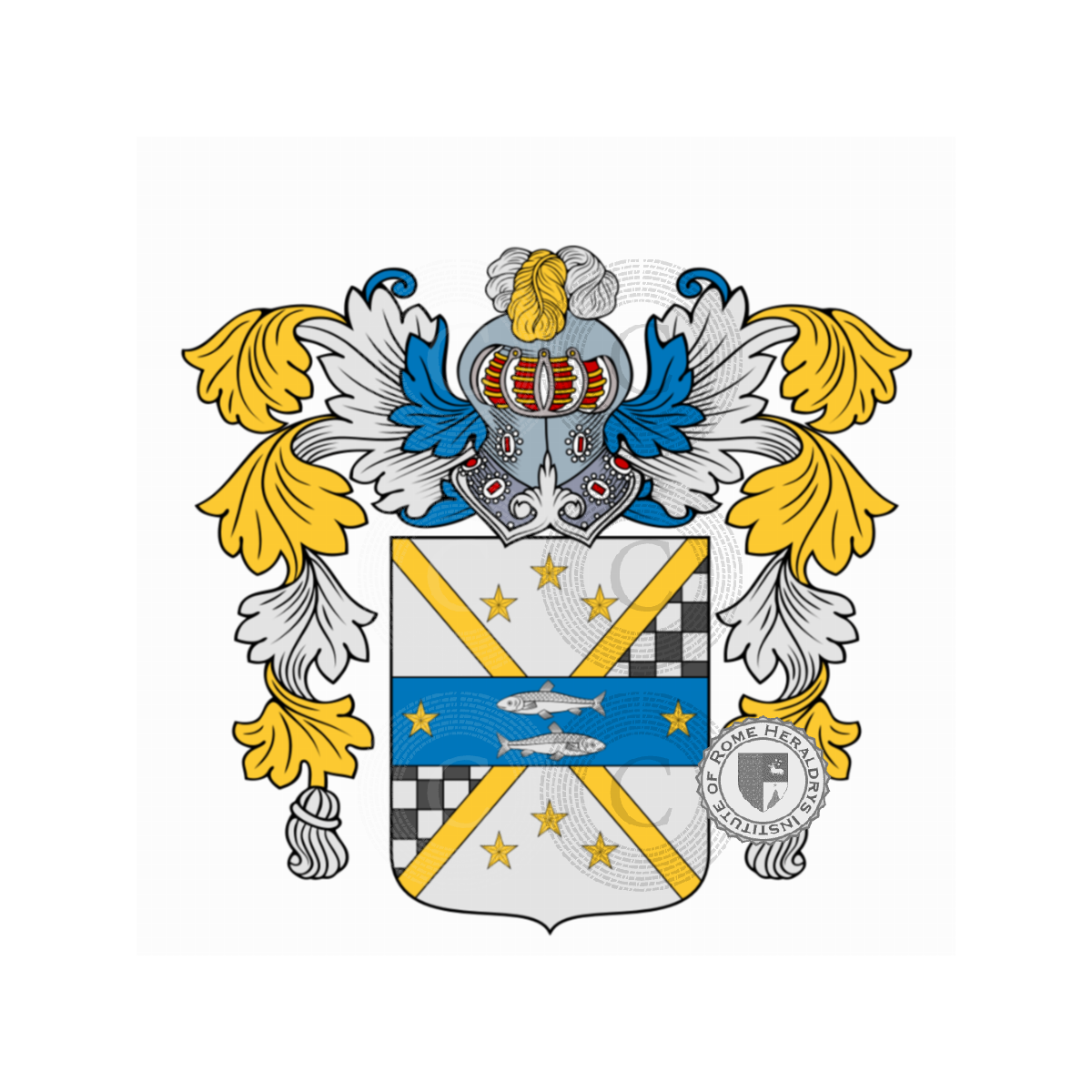 Wappen der FamilieStrigi, Strigini,Strigiotti