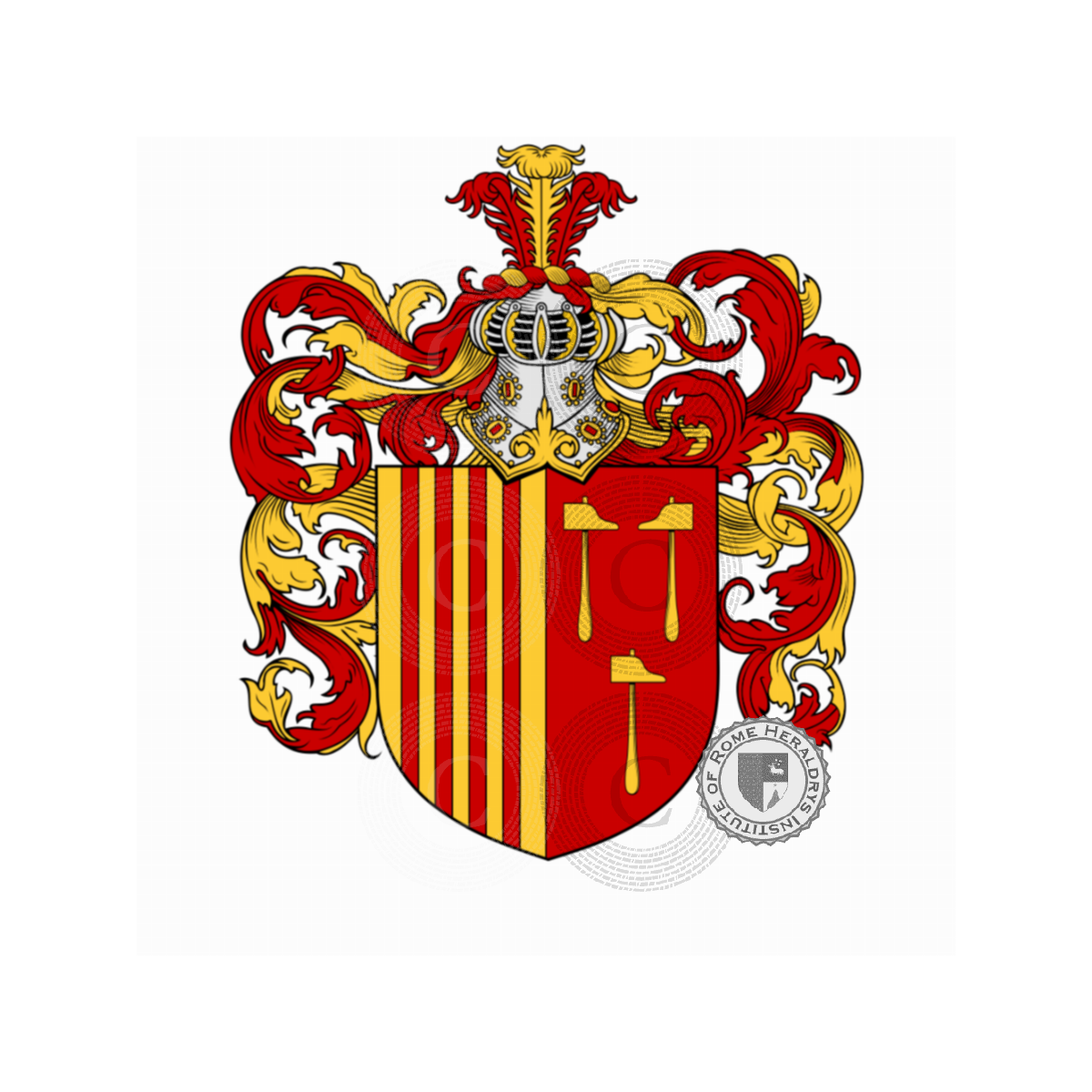 Coat of arms of familyMarquett, Marchét,Marchett,Marquett