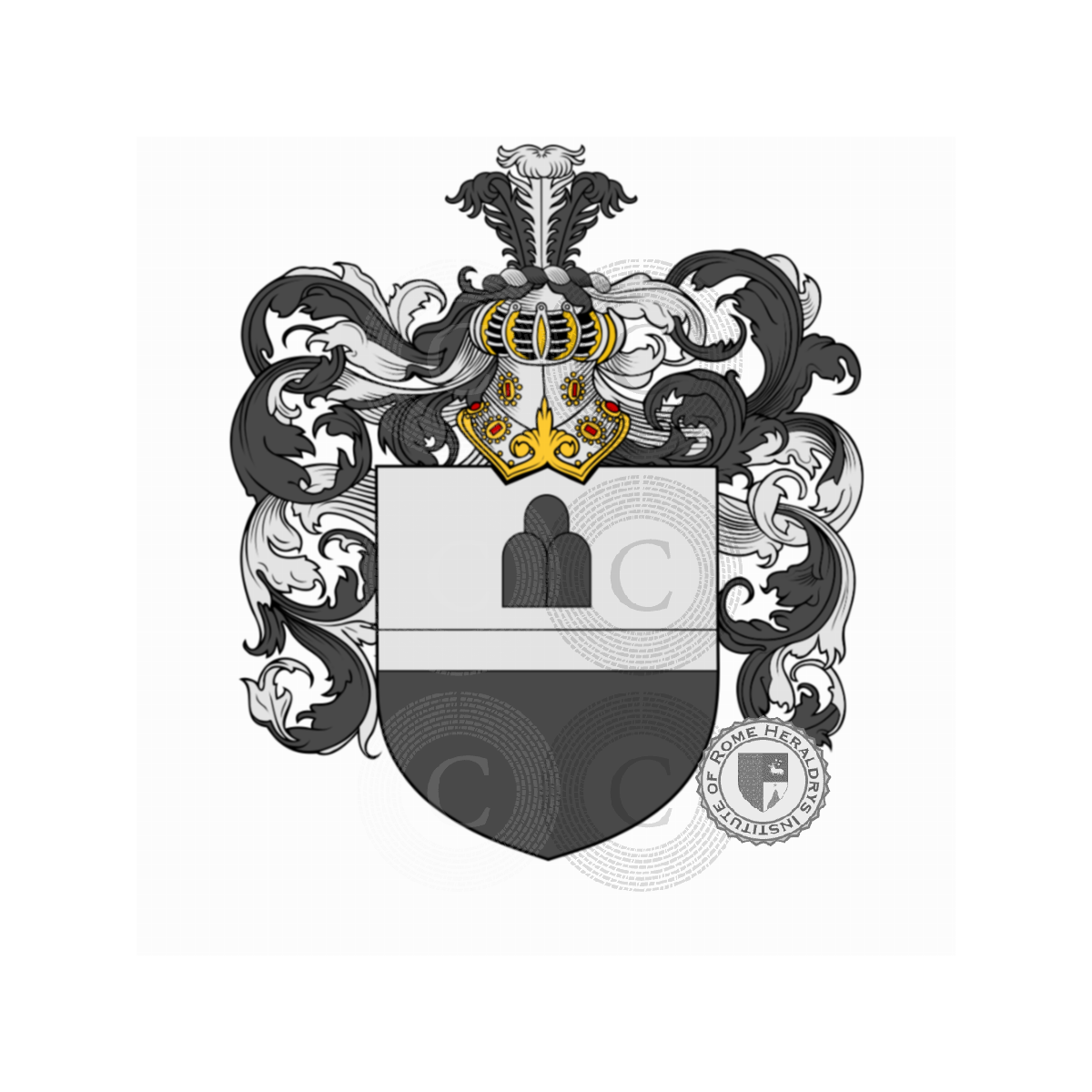 Escudo de la familiaMontefuscolo, Montefusco,Montefuscoli