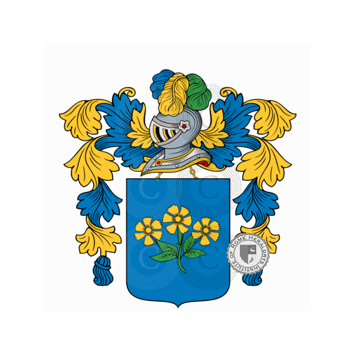 Coat of arms of familyRossini, de Rosinis,Rossini Bonomi