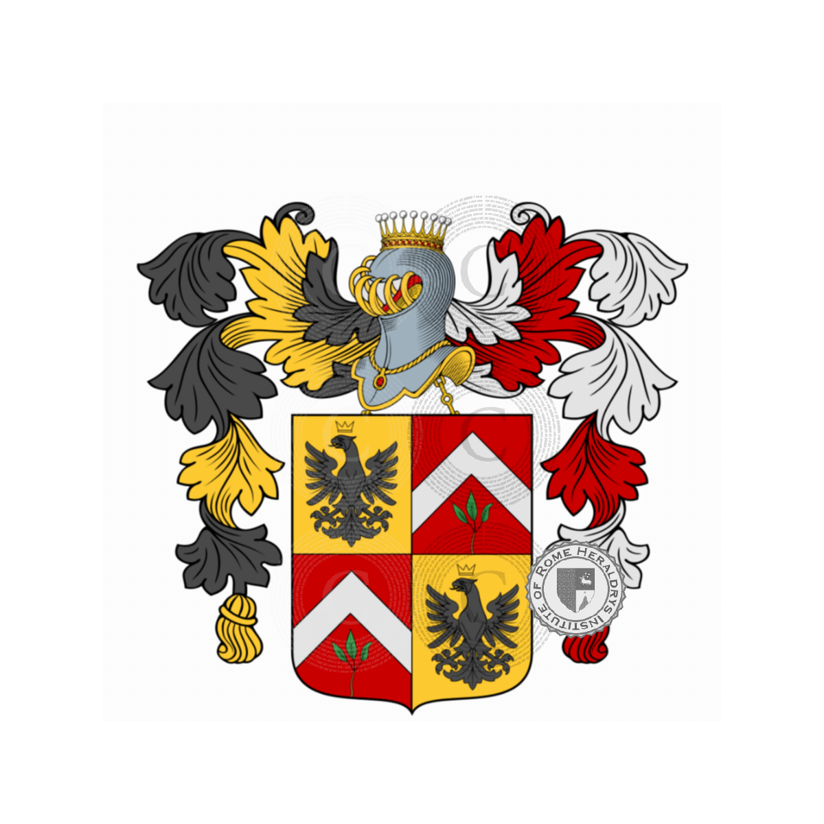 Escudo de la familiaVezzani Pratonieri