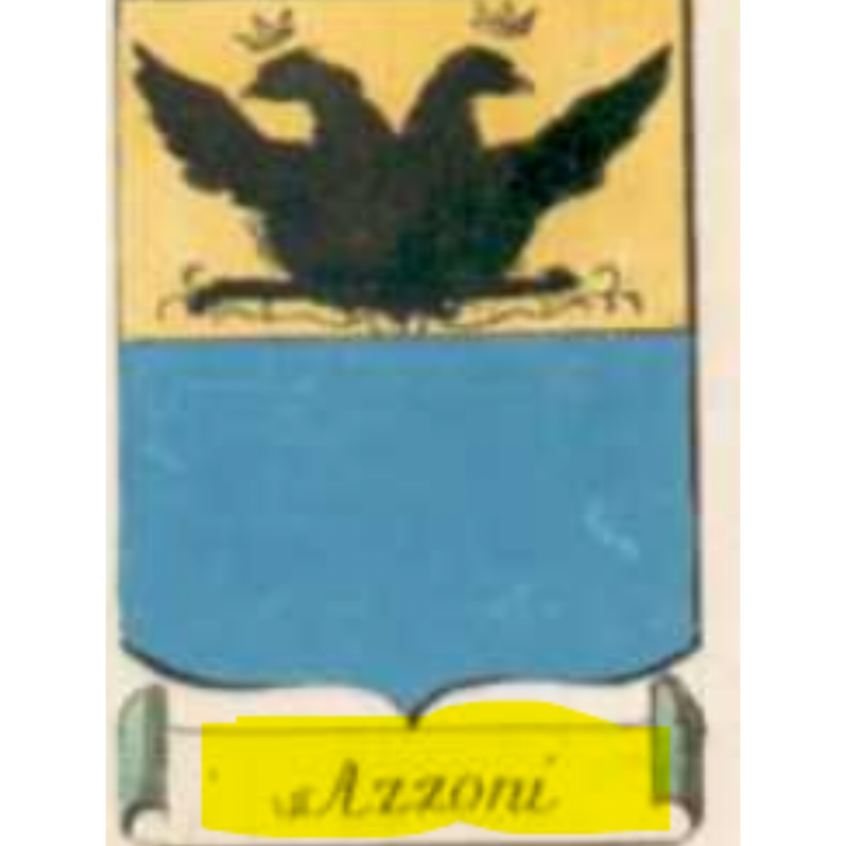 Coat of arms of familyAzzoni