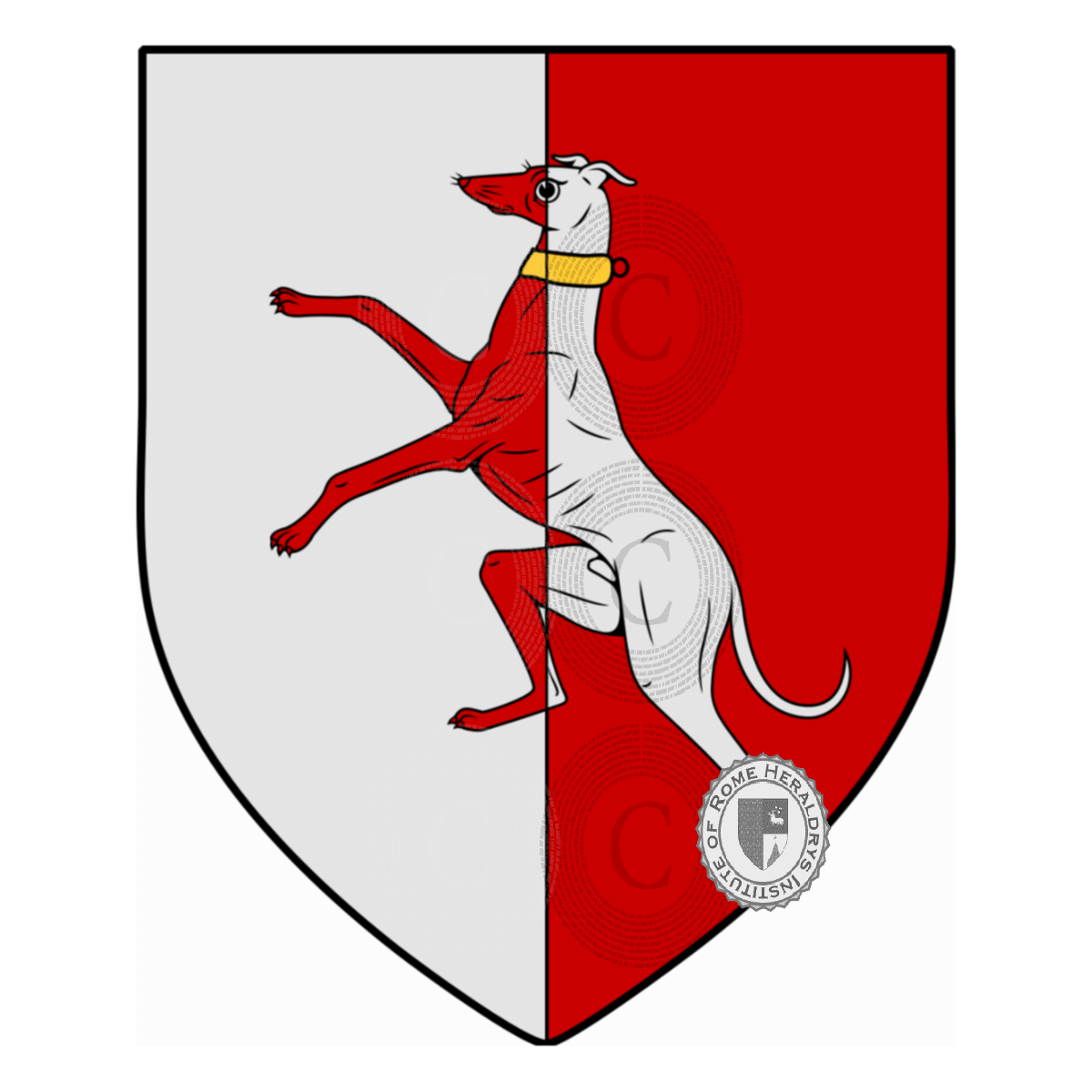 Wappen der FamilieMaccani, Maccan,Maccan de Gueldre,Maccan Romanoff,Maccana