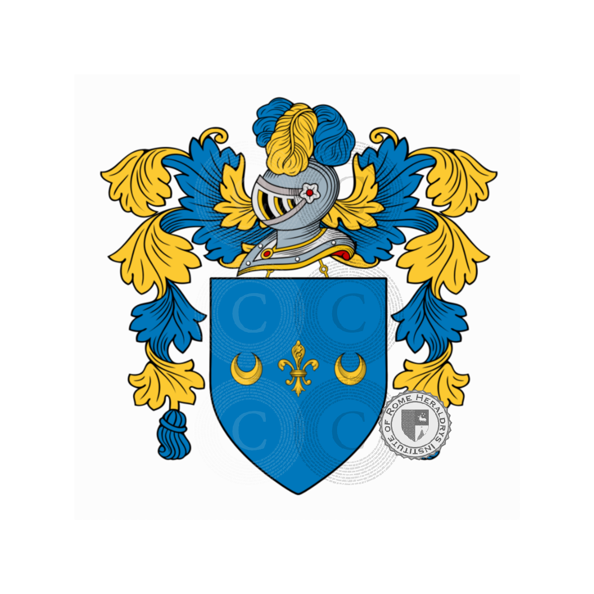 Wappen der FamilieBourgard, Bourcard,Burckhardt