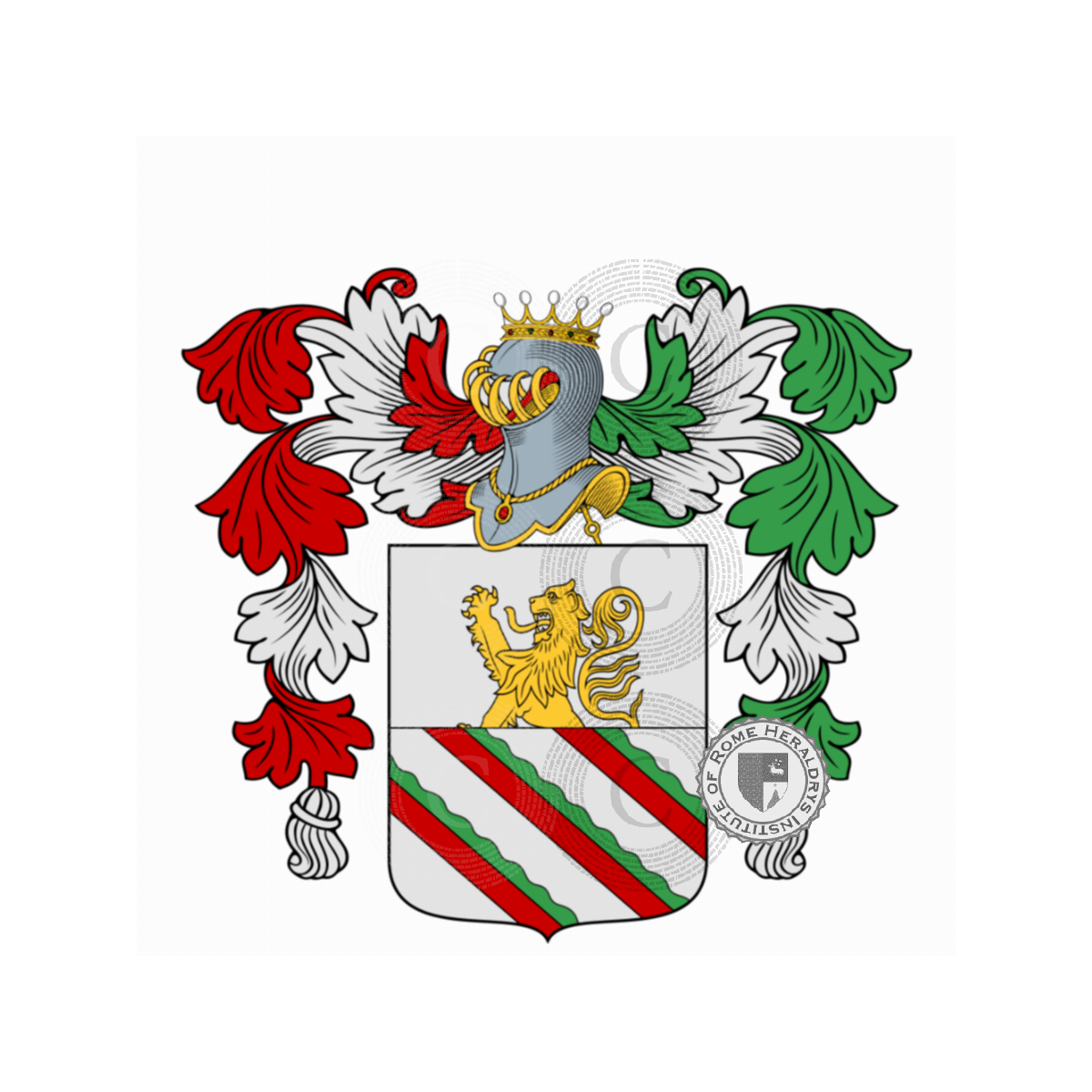Coat of arms of familyVincenzi, de Vincenti,de Vincenzi,Devincenti,Devincentiis