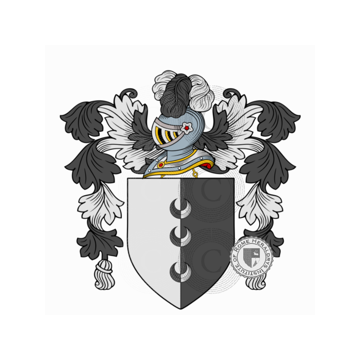 Coat of arms of familyVitolini, da Vitolino,Vitolino