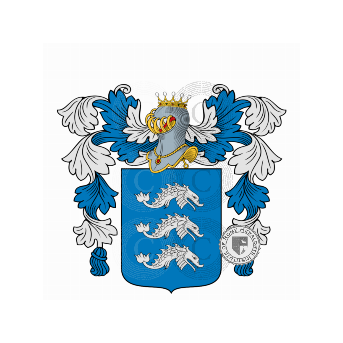 Wappen der FamilieDelfino, Delfini