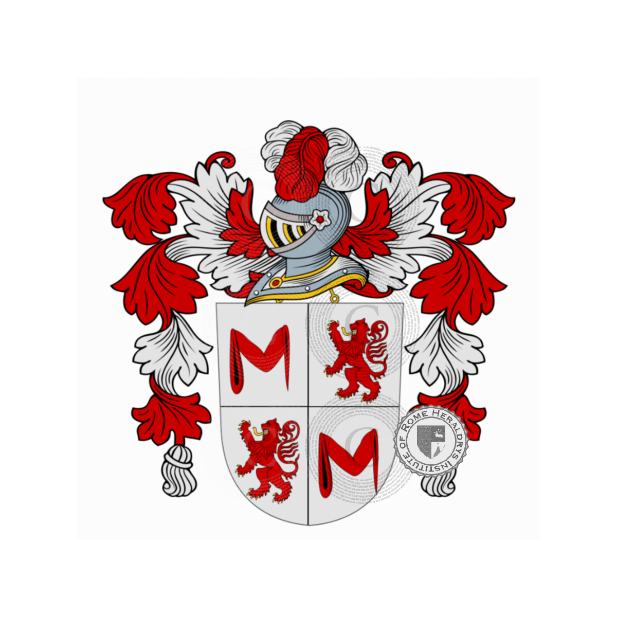 Escudo de la familiade Malle  de Bettenbourg, de Malle  de Bettenbourg,Mall