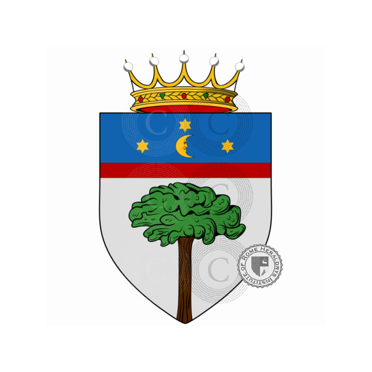 Escudo de la familiaTurci, Turcio,Turco