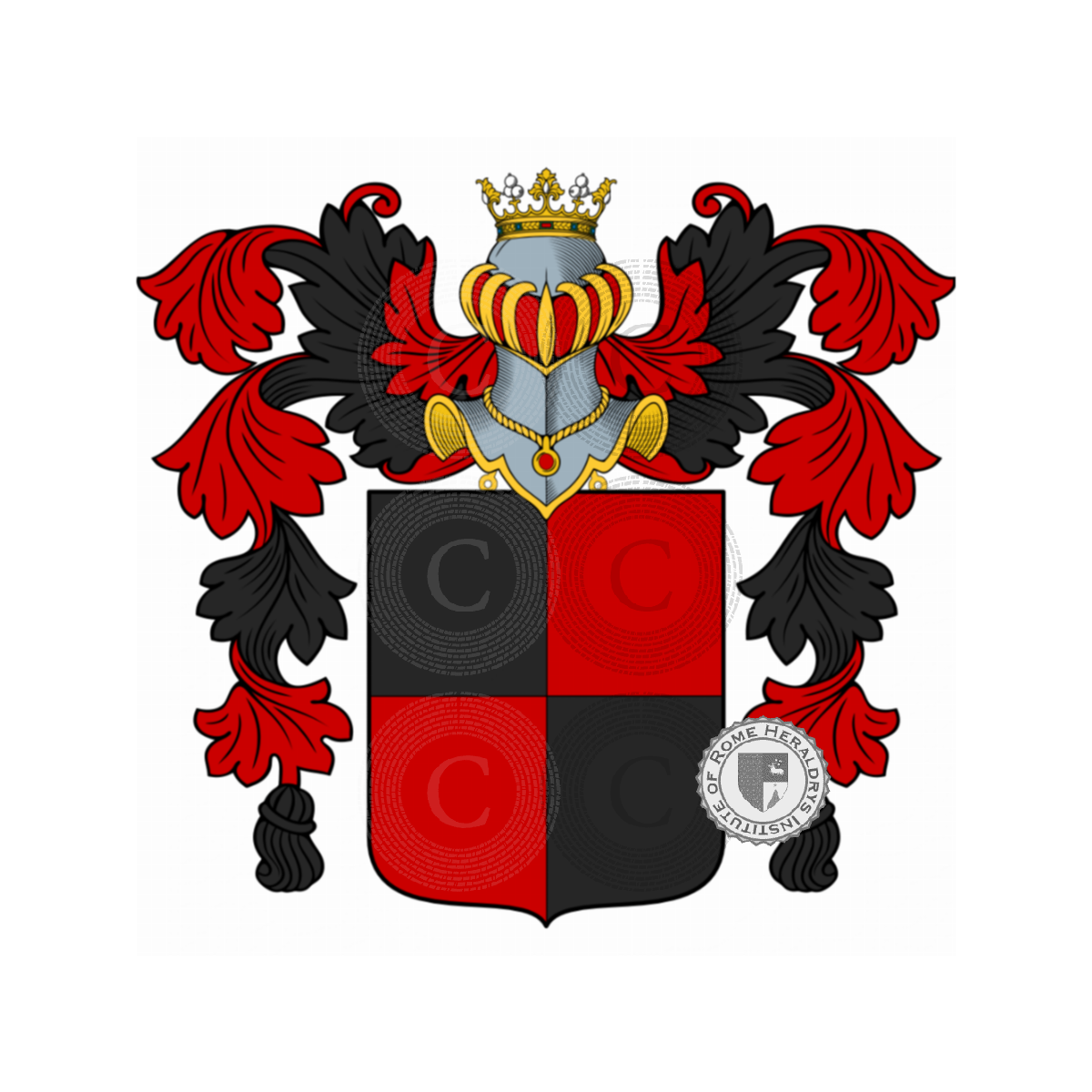 Escudo de la familiaBrizi, Brizi,Brizi Falletti,Brizzi