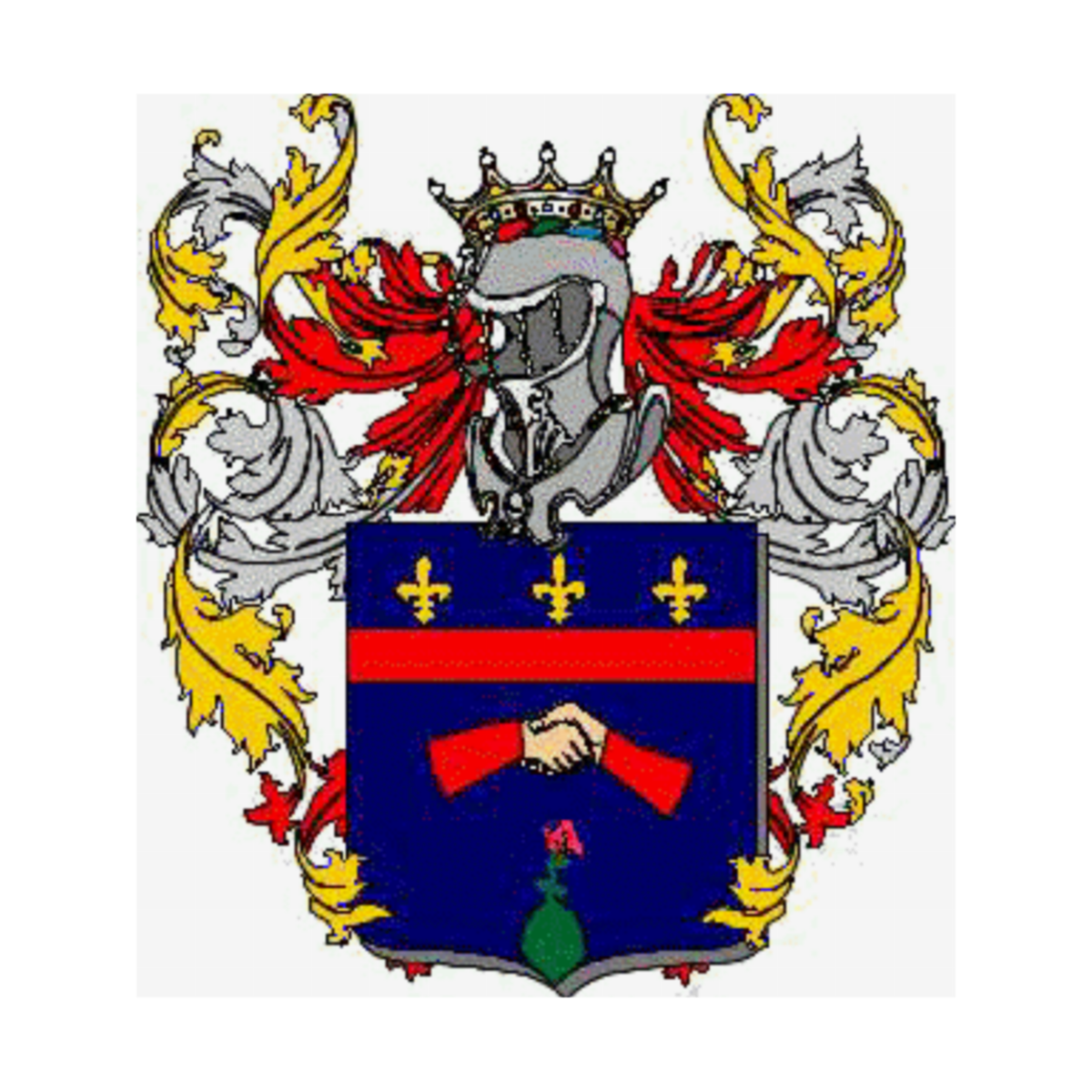 Coat of arms of familyvarie famiglie, Ligata,Ligati
