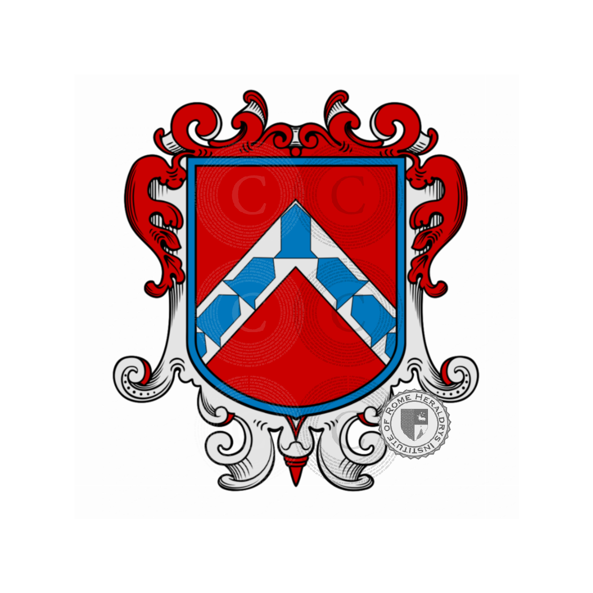 Coat of arms of familyNeroni, Merone,Neroni