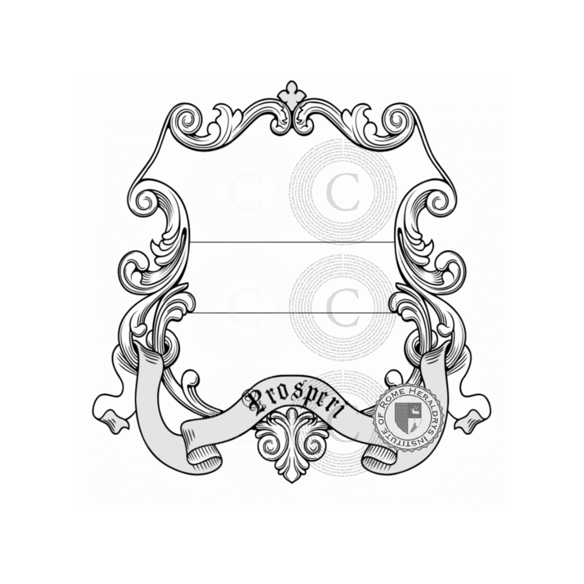 Wappen der FamilieProsepri, del Vigna,Prosperi del Vigna