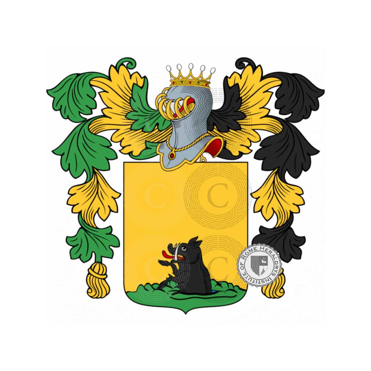 Escudo de la familiaGarelli, Garella,Garelli Colombo
