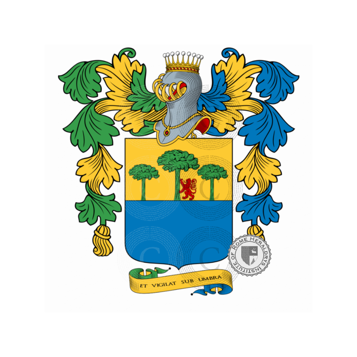 Coat of arms of familyGarelli Colombo, Garella,Garelli Colombo