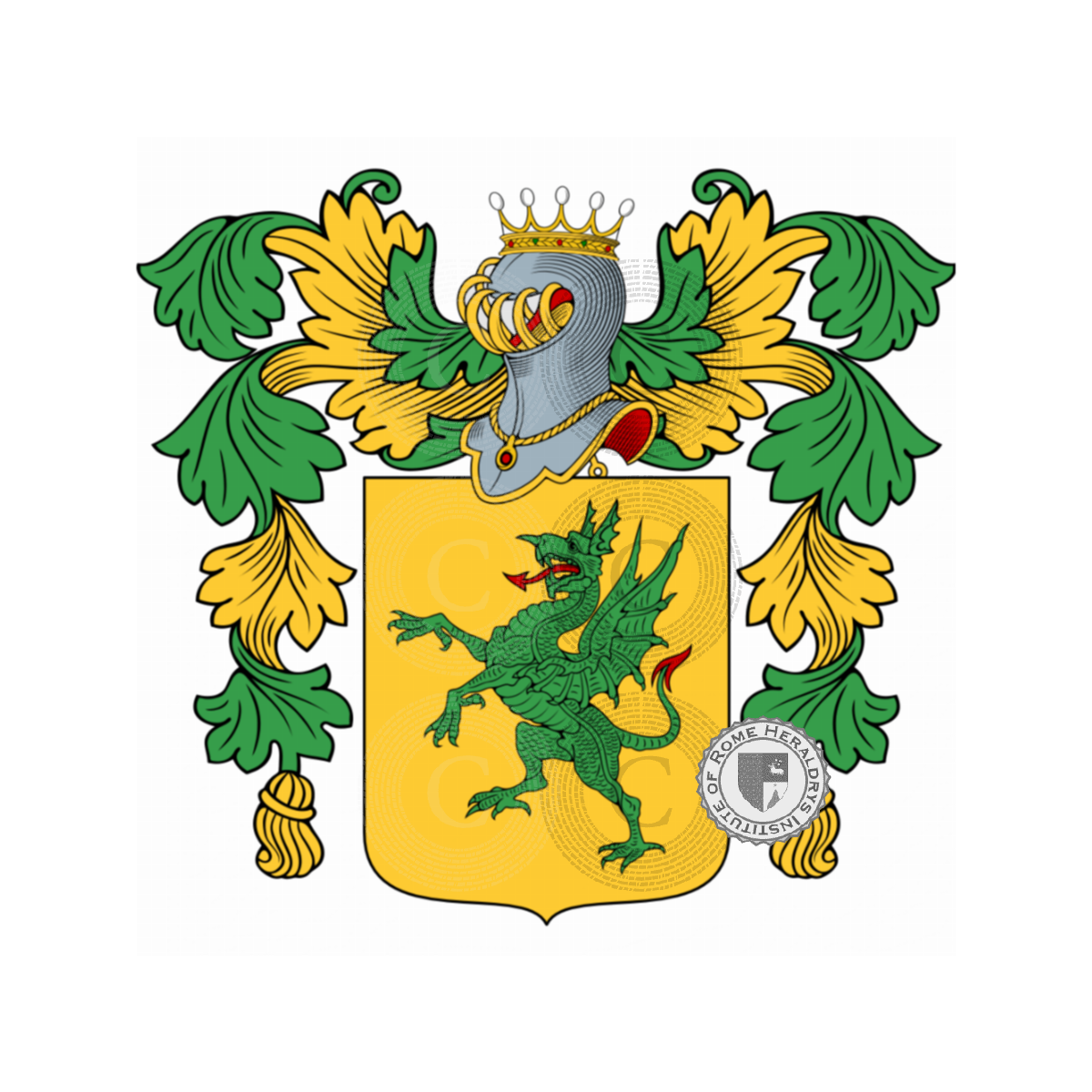 Wappen der FamilieCresci, Cresci Antiqui,Crescioli,Cresciotti,Pegolesi,Tragualzi
