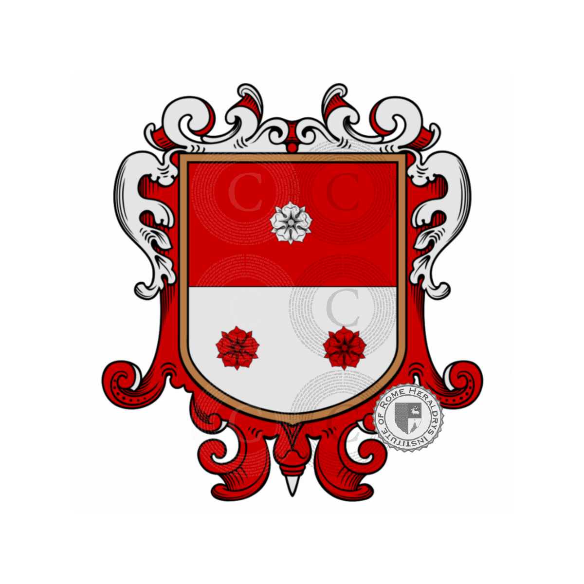 Wappen der FamilieScarlatti, Scarlatti del Lion Rosso,Scarlatti delle Stelle,Scarlatti Rondinelli