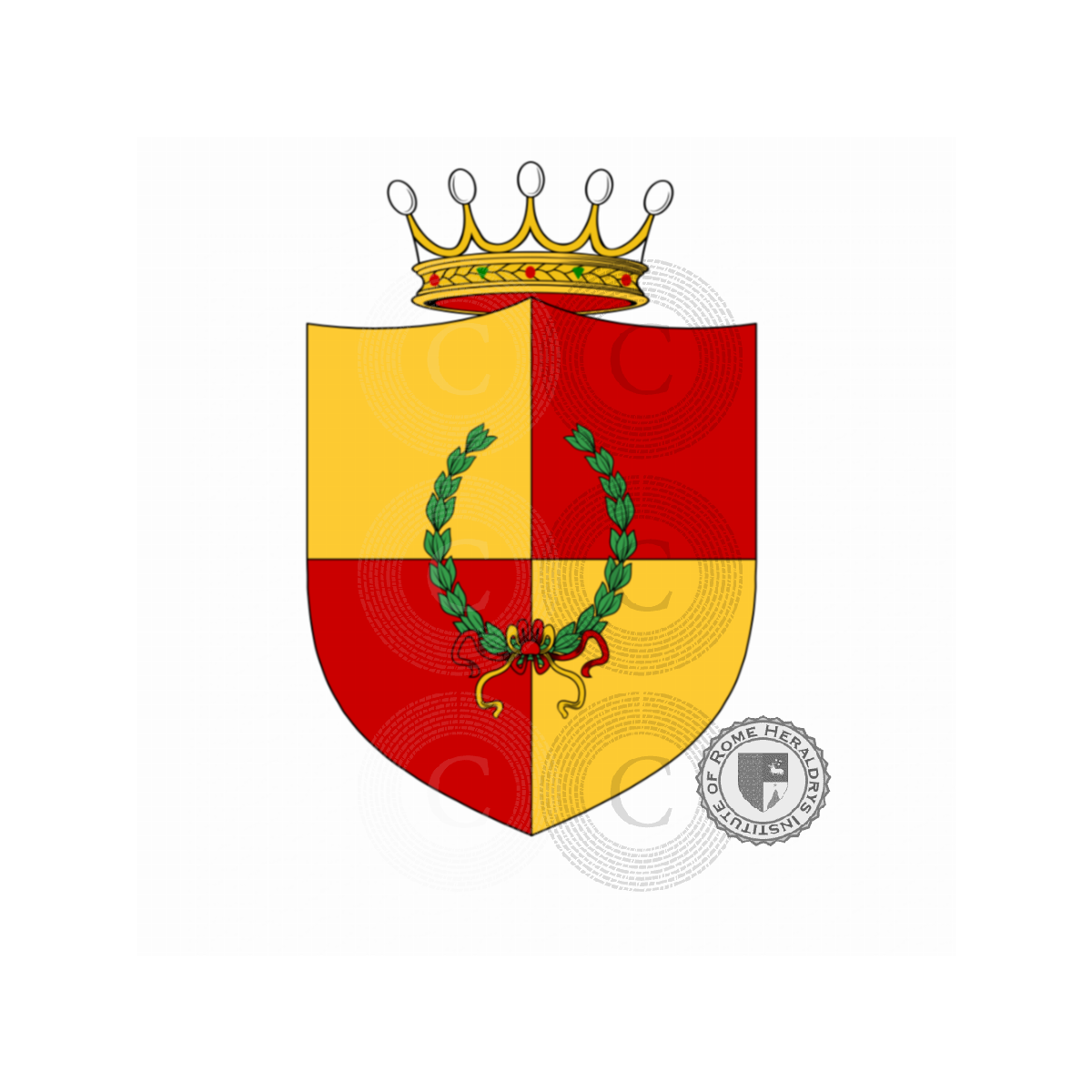 Escudo de la familiaOsma, Kosmac,Kosmas,Osma