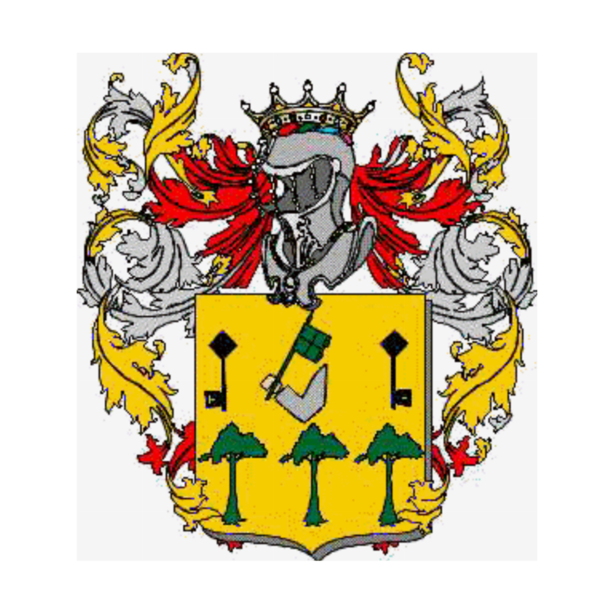 Coat of arms of family, Le Chiavi