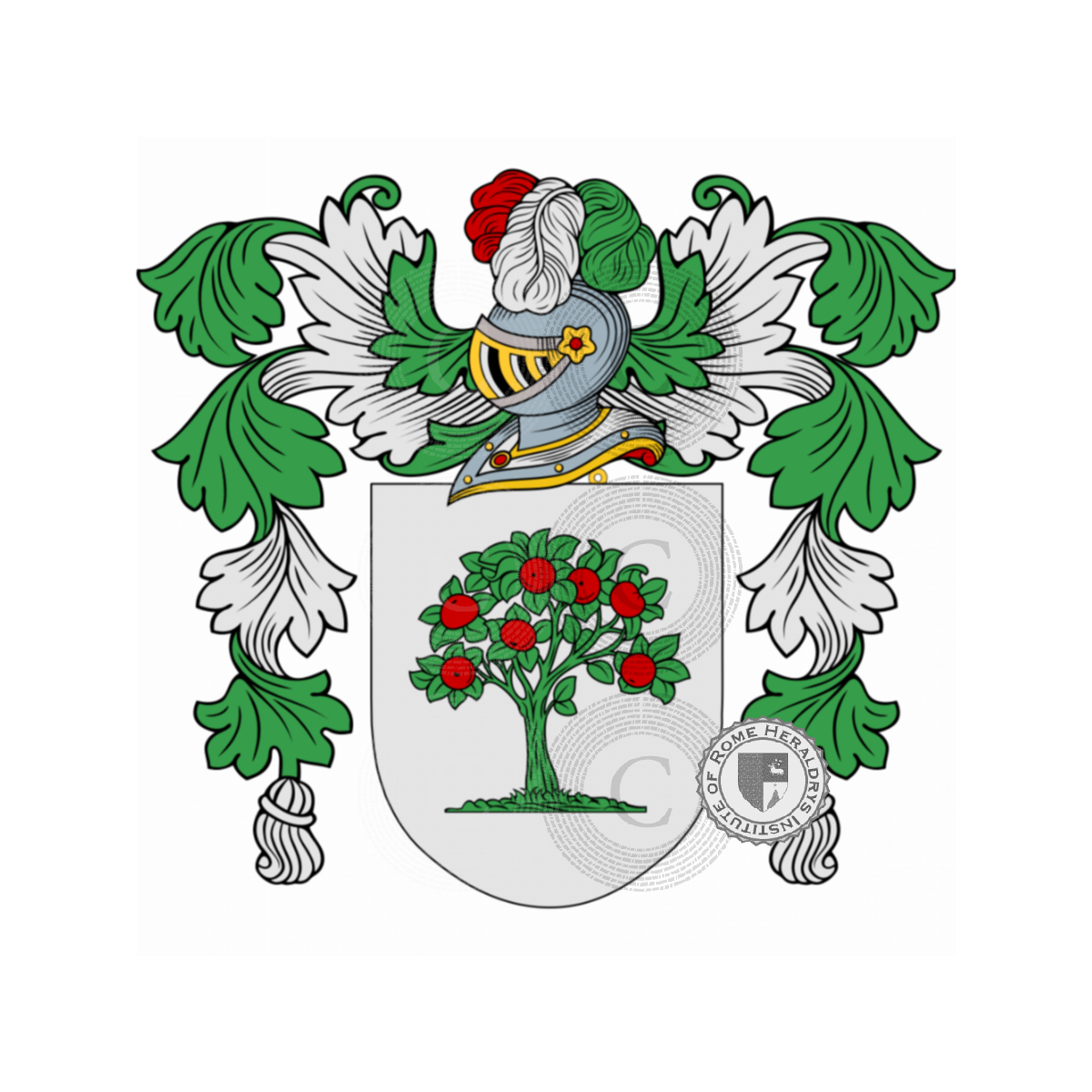 Coat of arms of familyZarzavilla, Zarza