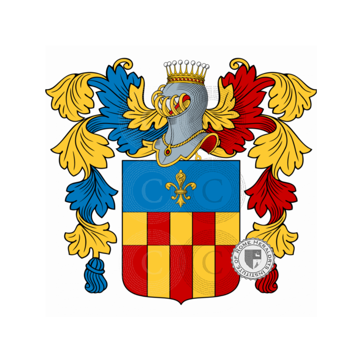Coat of arms of familyGiannini, Giovannini,Rossi Giannini