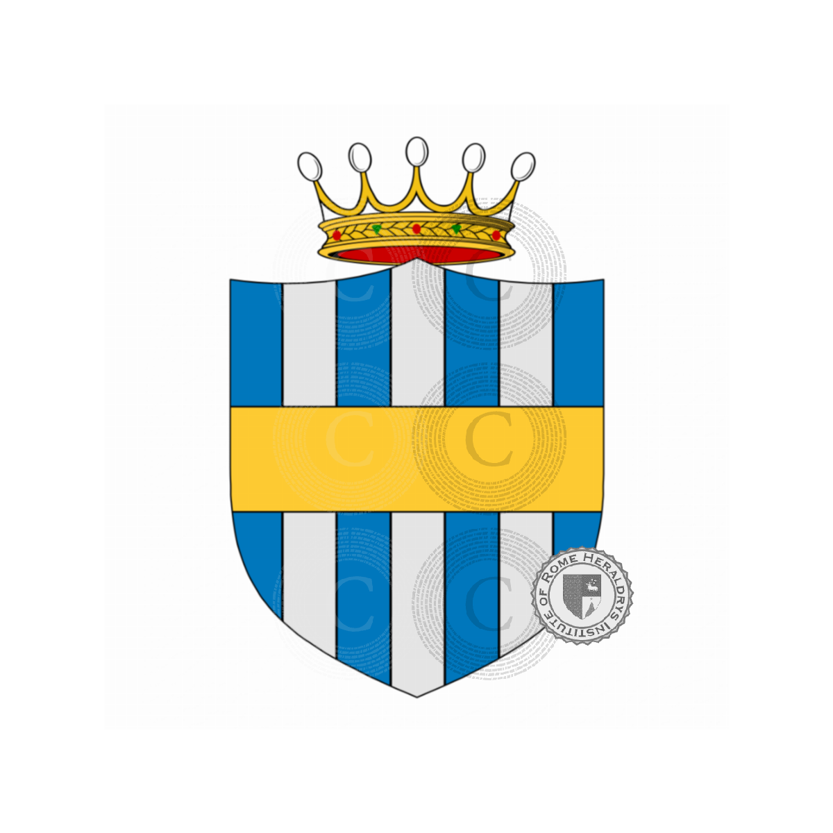 Escudo de la familiaFranzesi, della Foresta,Foresti,Franzese