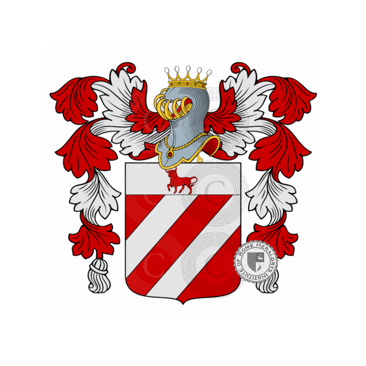 Coat of arms of familydella Vacca, della Vacca,Vaccara,Vaccari