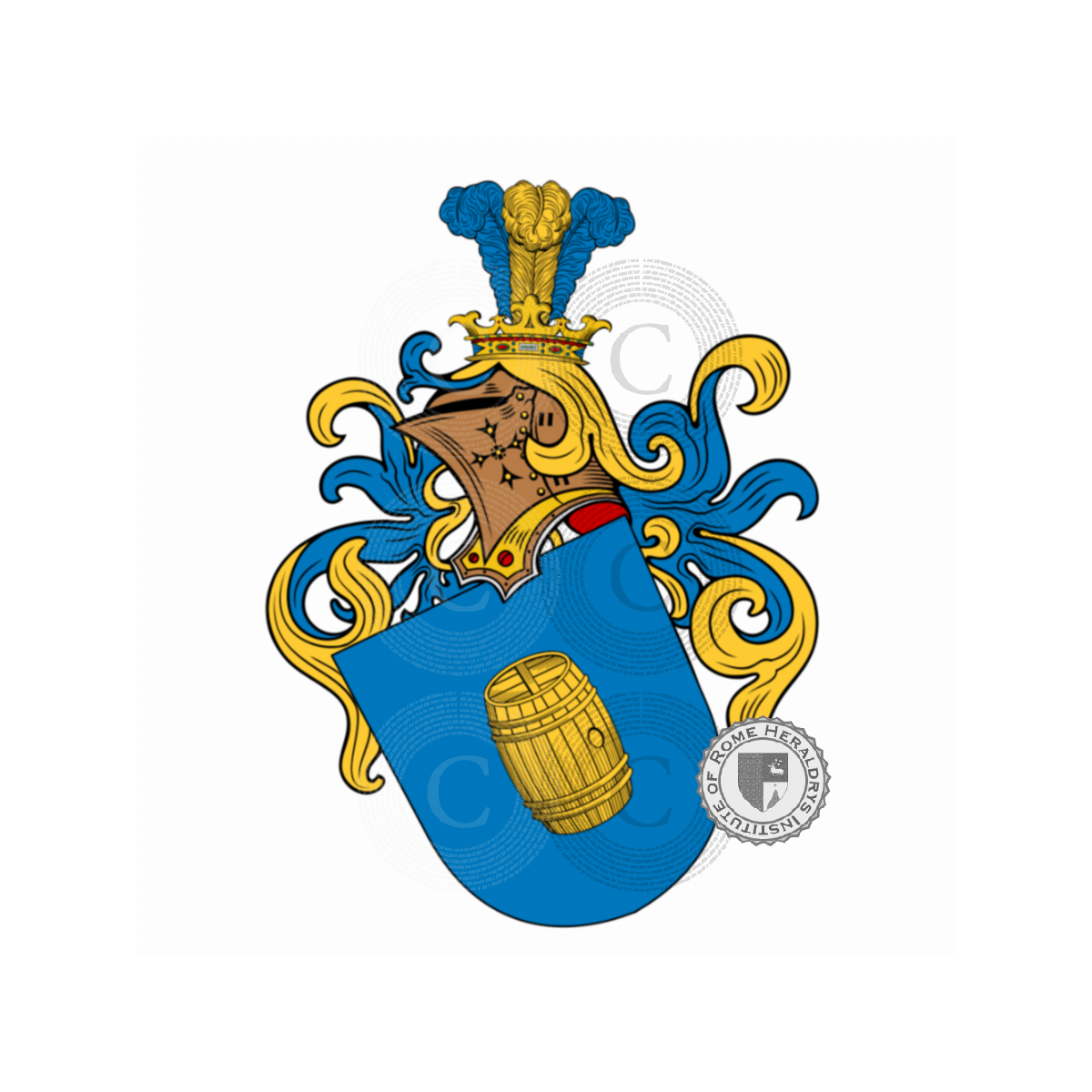 Coat of arms of familyLoos, de Loos,Looß,Loos de Losimfeldt,Looße