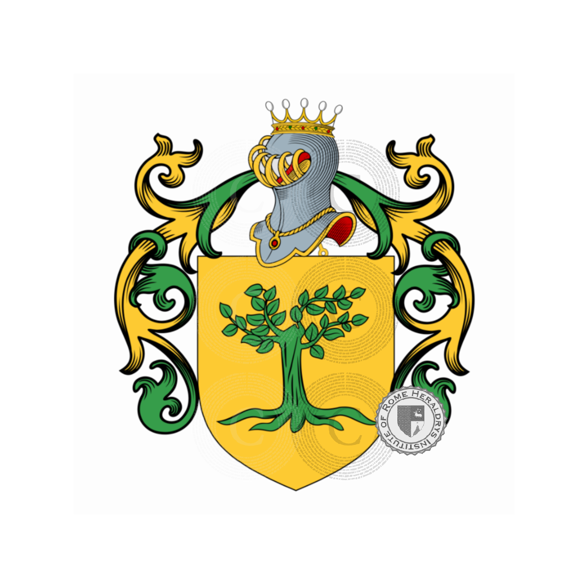 Coat of arms of familyLauro, Cinolauro,de Lauro,di Lauro