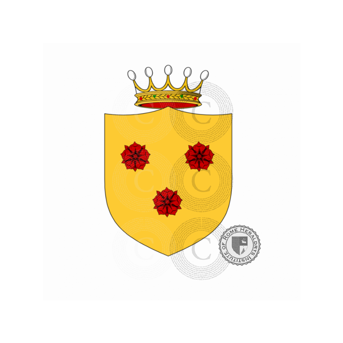 Coat of arms of familyBoccafolo, Boccafola,Boccafoli