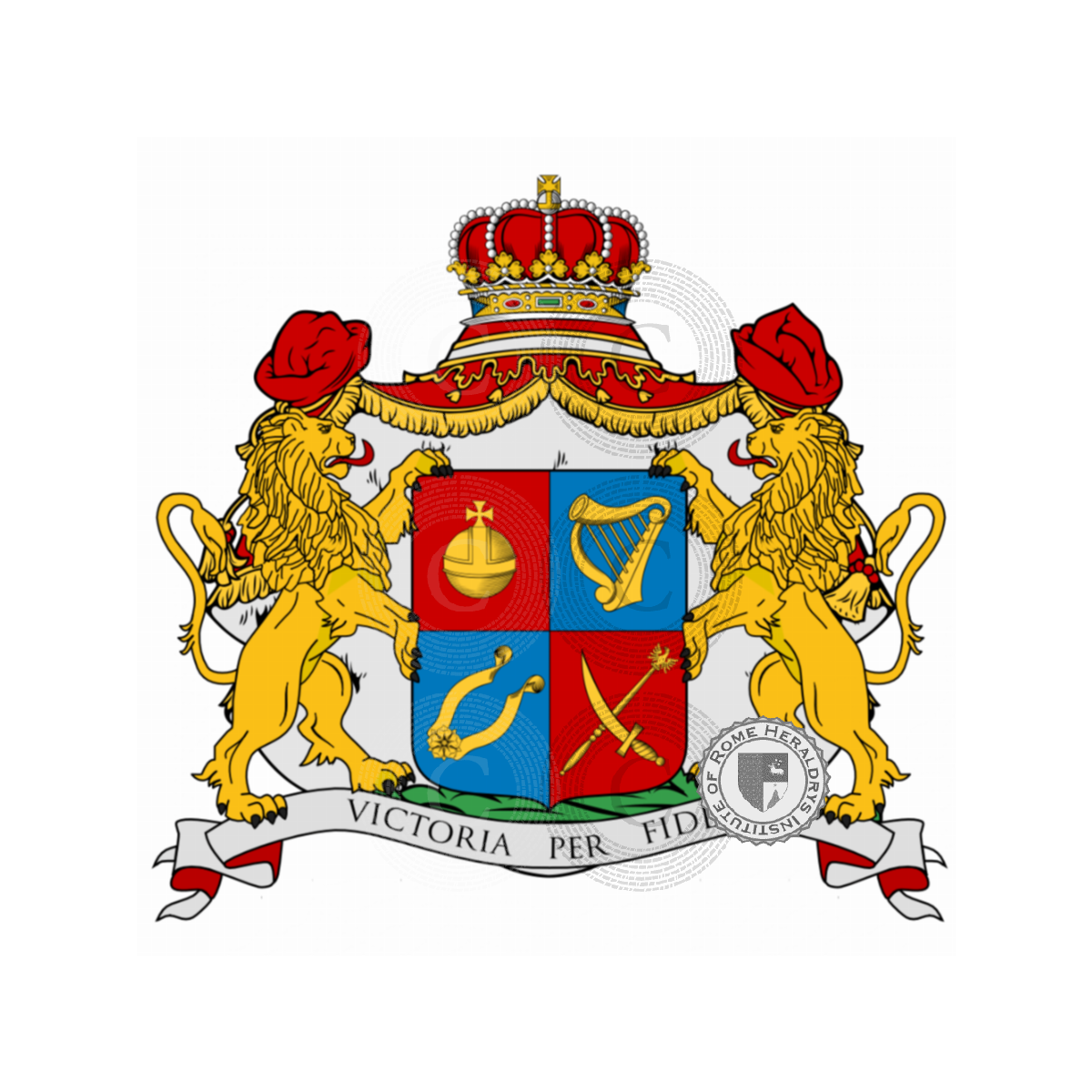 Coat of arms of familyBagrationi Betaneli Bagration