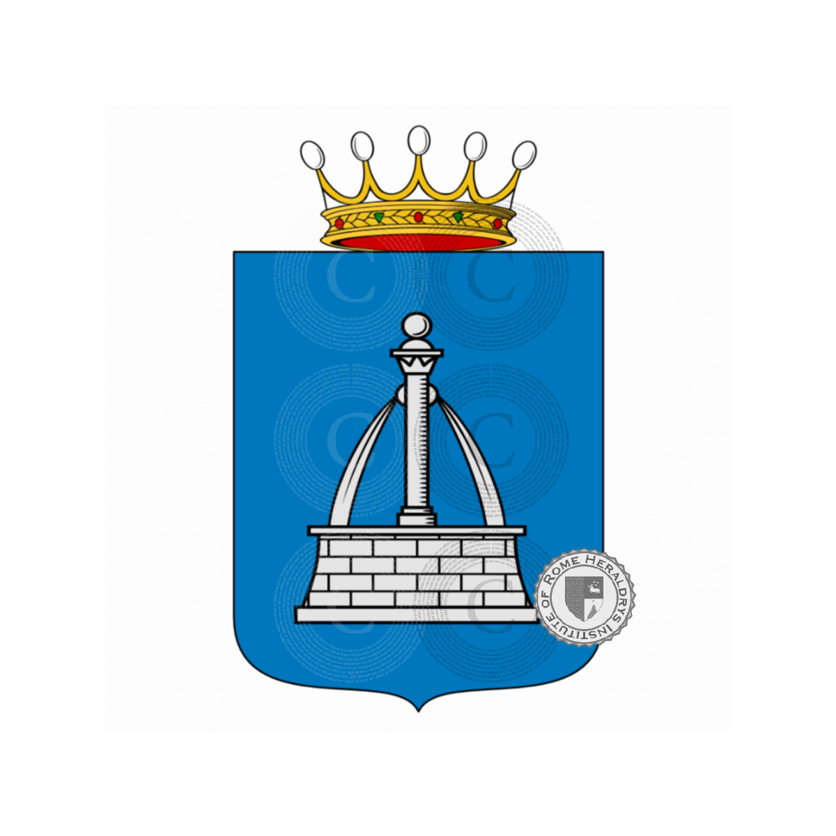 Escudo de la familiaChiarini, Chiarino,Davanzati Chiarini