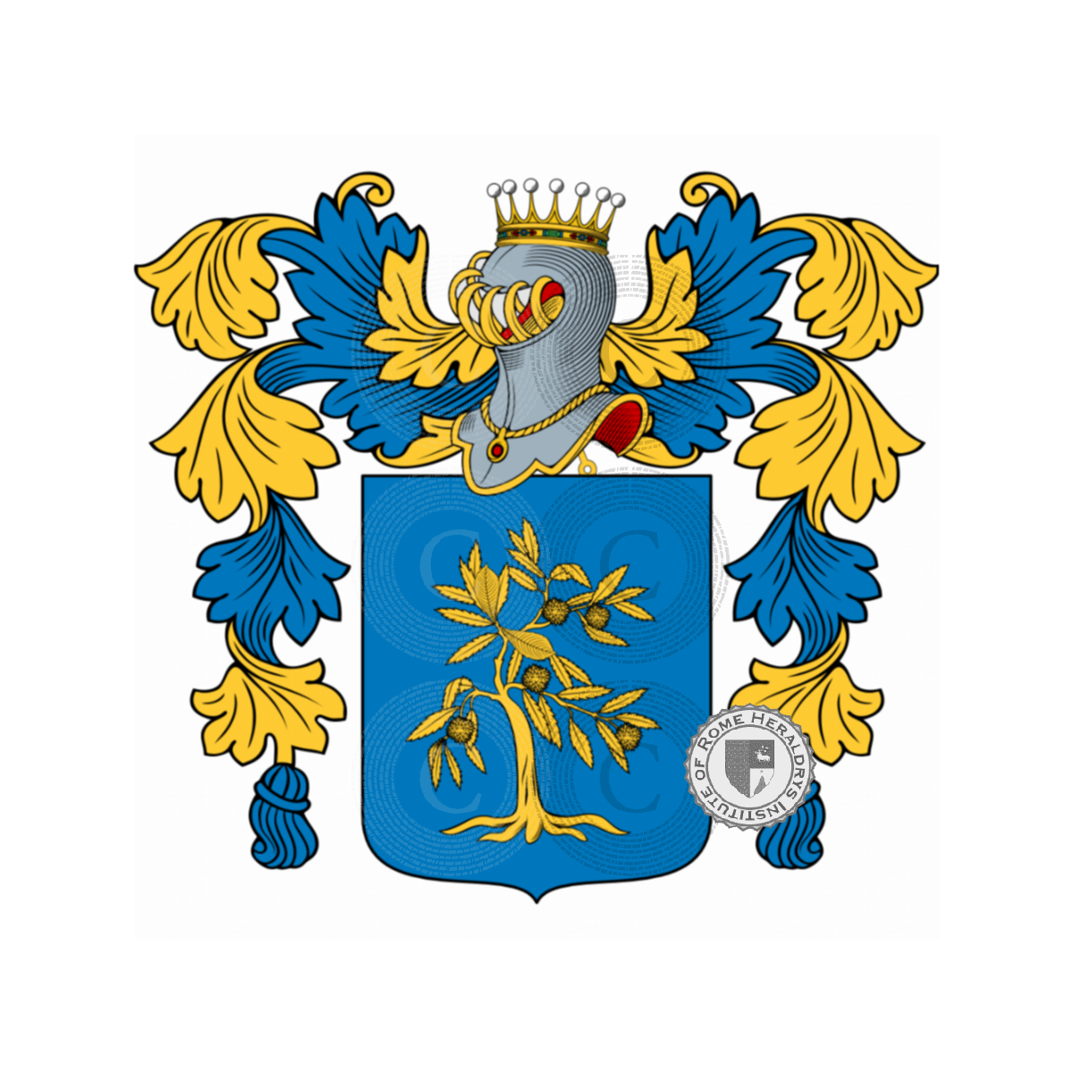 Coat of arms of familyCastagna, Castagno,Castanea