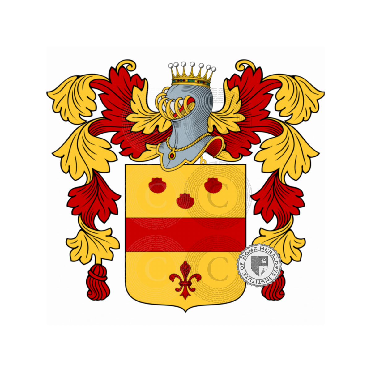 Coat of arms of familyDeganutti, Degenits